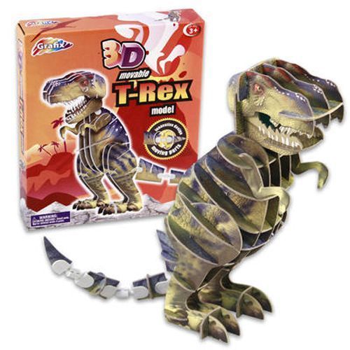 Movable T-Rex Puzzle 3D Case Pack 12