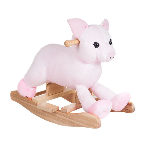 Happy Trails Plush Rocking Hamlet Pig