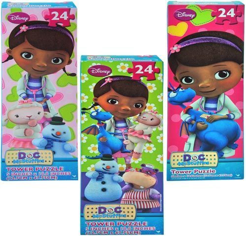 Disney Doc Mcstuffins Tower Puzzle 3 Styles Case Pack 36