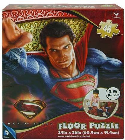 Superman 46 Pc Color Floor Puzzle Case Pack 6
