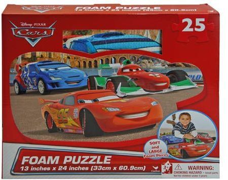 Disney Cars Foam Puzzle Mat Boxed Case Pack 6