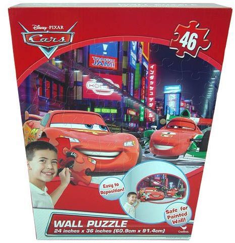 Disney Cars 46 Pc. Wall Puzzle In Box Case Pack 6