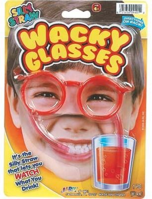 Silly Straw Wacky Glasses Case Pack 12