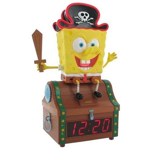 SpongeBob Treasure Chest Clock Radio