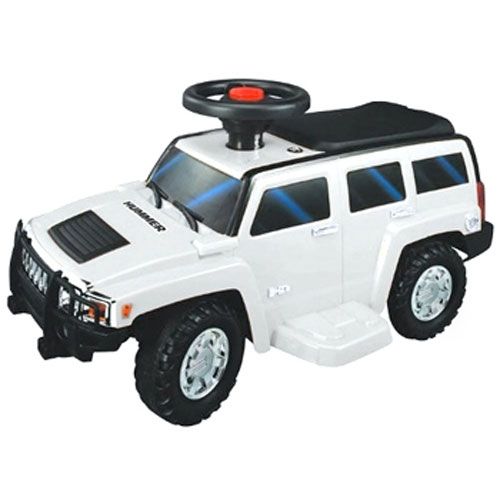 Hummer H3 6V Battery Operated Ride On Toy Car- White