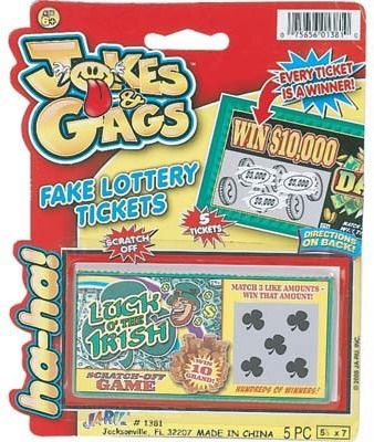 Jokes And Gags Fake Lotto Tckt Case Pack 12