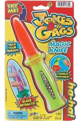 Jokes & Gags Magic Knife Ast Case Pack 12