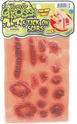 That's Gross Stick On Scar Case Pack 12
