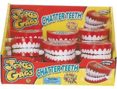 Jokes & Gags Chatter Teeth C/D Case Pack 24
