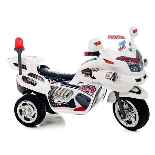 Lil' Rider Ride-on Police Connection Bike Trike - Supersize White