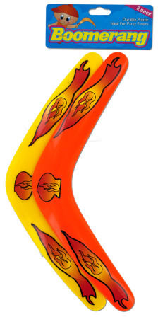 2-Pack Toy Boomerangs Case Pack 12