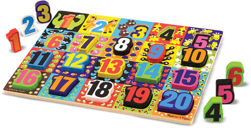 Jumbo Numbers Chunky Puzzle