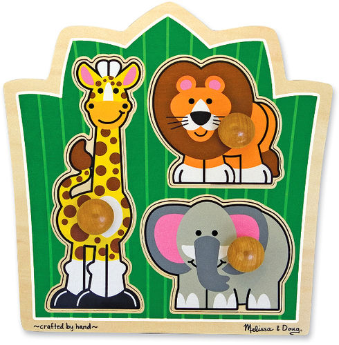 Jungle Friends (Safari) Jumbo Knob Puzzle