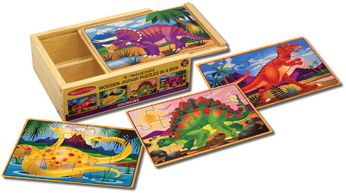 Dinosaurs Puzzles in a Box