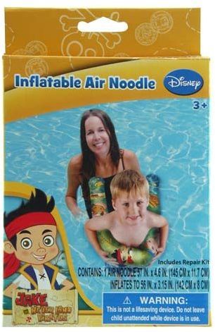 Jake & The Neverland Inflatable Noodle 56"" x 3.5"" Case Pack 12