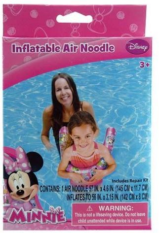 Disney Minnie Mouse Inflatable Noodle 56"" x 3.5"" Case Pack 12