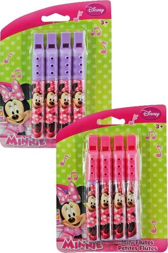Disney Minnie Mouse Bowtique 4Pk Mini Flute Case Pack 24