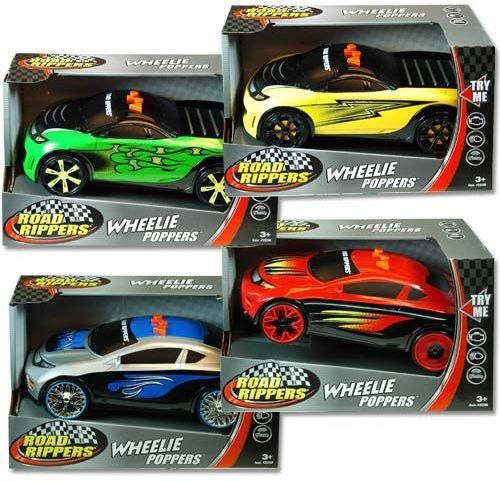 Wheelie Poppers 4 Assorted Cars And Trucks Case Pack 12