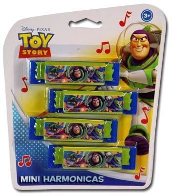 Disney Toy Story 4Pk Mini Toy Harmonica Case Pack 24