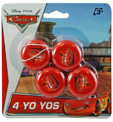 Disney Cars 4Pk Mini Yo Yos Case Pack 24