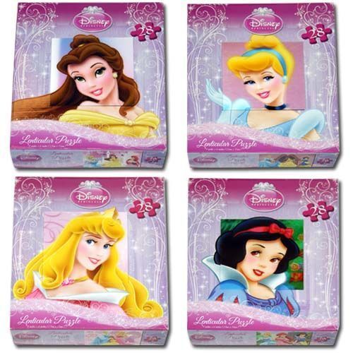 Disney Princess Lenticular Puzzle 28-Pc Case Pack 48