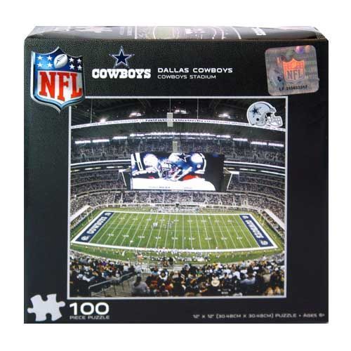 Nfl Cowboys 100 Pc Puzzle 6X6X2 1/4"" Case Pack 24