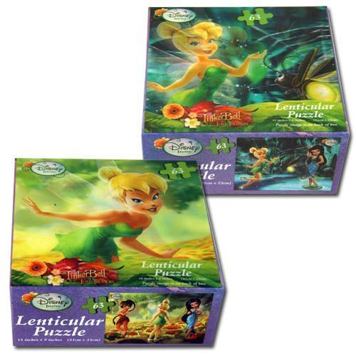 Fairies 63 Pc Lenticular Puzzle 2 Asstd. Case Pack 6