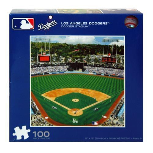 Mlb- Dodgers 100 Pc Puzzle 6X6X2 1/4"" Case Pack 24