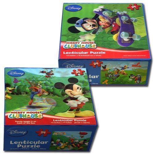 Mickey Mouse 24 Pc Lenticular Puzzle Case Pack 6