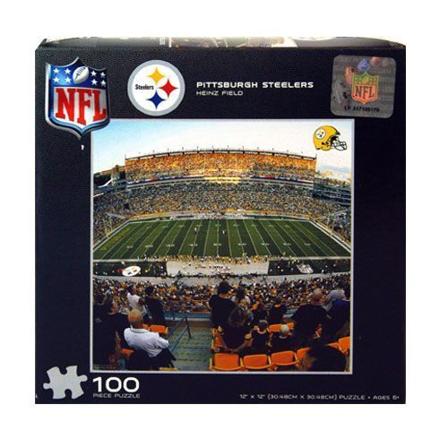 Nfl Steelers 100 Pc Puzzle 6X6X2 1/4"" Case Pack 24