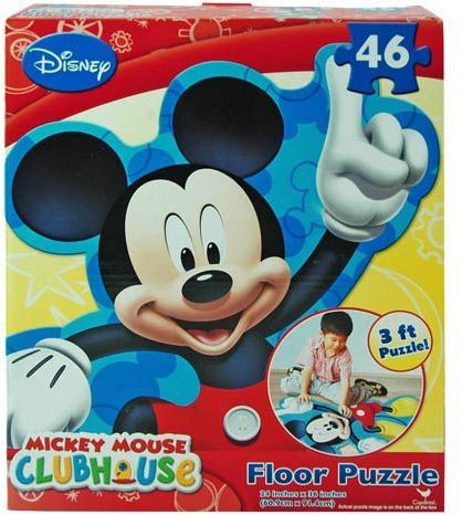 Disney Mickey & Minnie 46 Pc Jumbo Floor Puzzle Case Pack 6