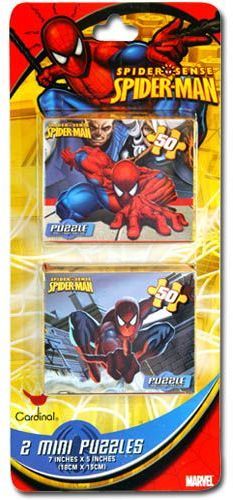Spiderman 2Pk Fun Puzzle Set Case Pack 24