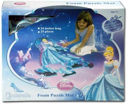 Disney Cinderella Character Foam Puzzle Mat 25Pcs Case Pack 6