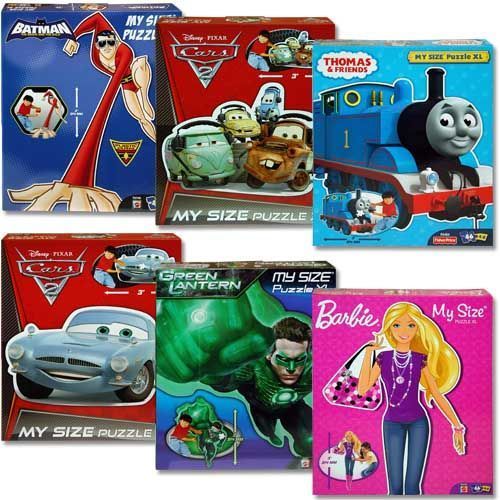 Mattel My Size Puzzle 6 Assorted Fun Mind Puzzles Case Pack 6