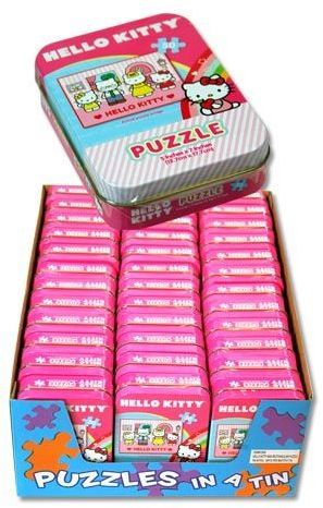 Hello Kitty Mini Tin Puzzle Fun Game Case Pack 36
