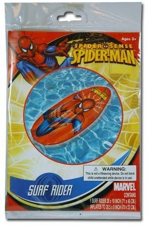 Spiderman Inflatable 29 Inch Swim Pool Raft Case Pack 36