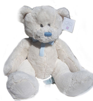 Russ Large Blue White Lullaby Bear Case Pack 12