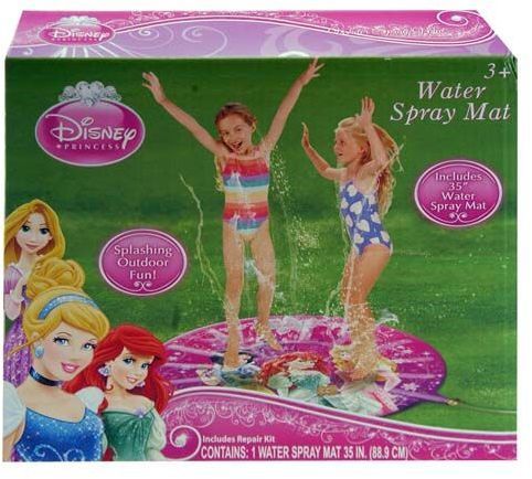 Disney Princess 35"" Water Spray Mat Sprinkler Case Pack 6