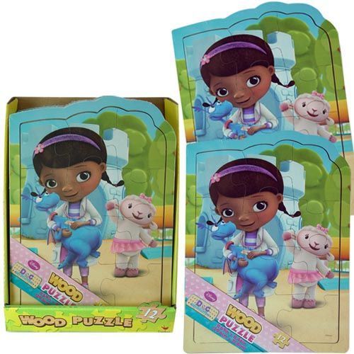 Disney Doc Mcstuffins Shaped Wood Puzzles Case Pack 12