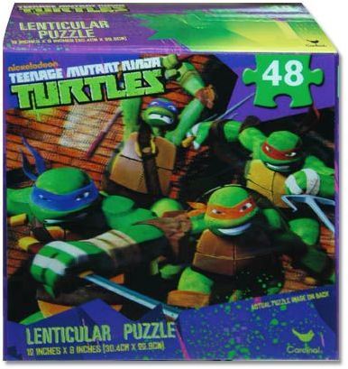 Teenage Mutant Turtle Lenticular Puzzle 2 Assorted Case Pack 6
