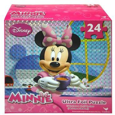 Disney 24 Pc Ultra Foil Minnie Mouse Puzzle Case Pack 6