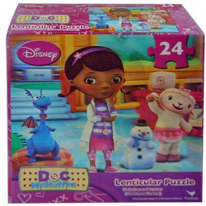 Disney Doc Mcstuffins Lenticular Puzzle Case Pack 6