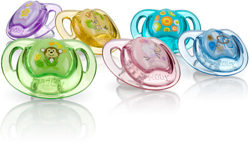 2-Pack 0-6 months Orthodontic Pacifier Case Pack 24