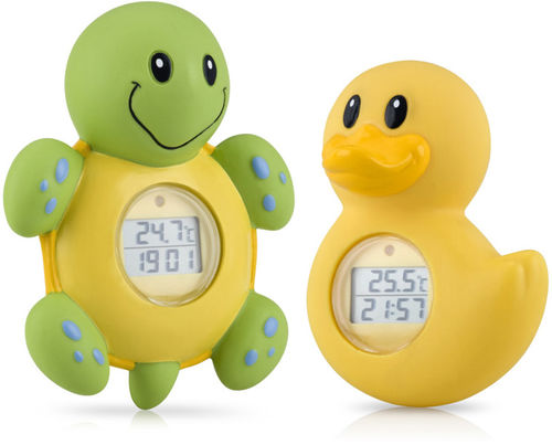 Digital Bath Time Clock and Thermometer Case Pack 24