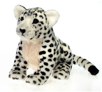 15"" Sitting Snow Leopard Case Pack 12