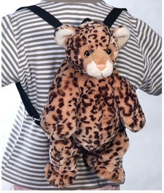 16"" Leopard Backpack Case Pack 12