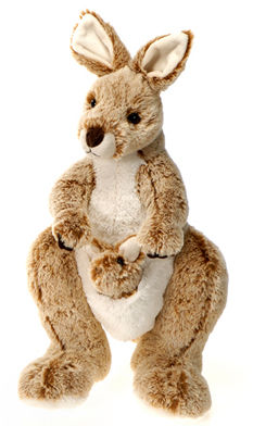 14"" Kangaroo W/Baby Case Pack 12