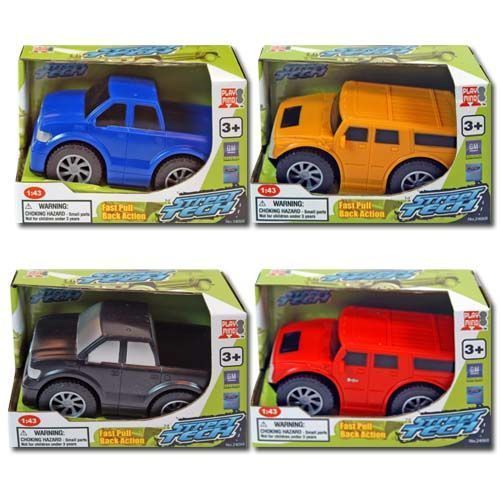 1:43 Pull Back Action 4 Asst. Cars Case Pack 24