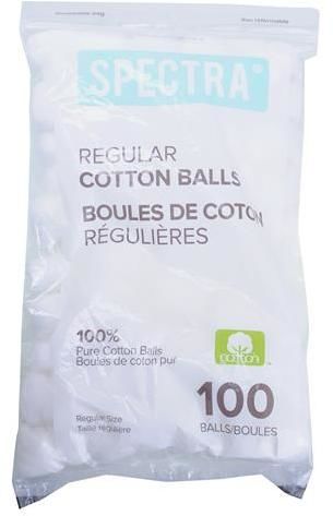 Spectra 100 Count Jumbo Cotton Balls (Mislabeled Packaging) Case Pack 44