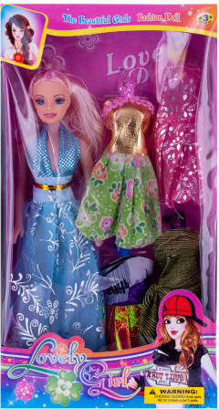 The Beautiful Girls Fashion Doll Case Pack 4